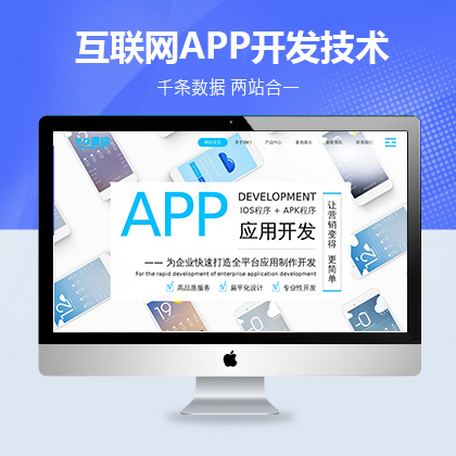 互联网APP开发技术类大唐cms模版