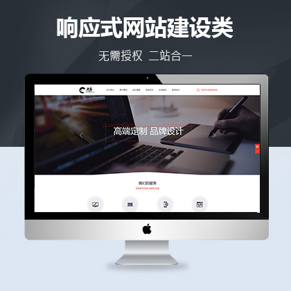 响应式网站建设类网站大唐cms模板